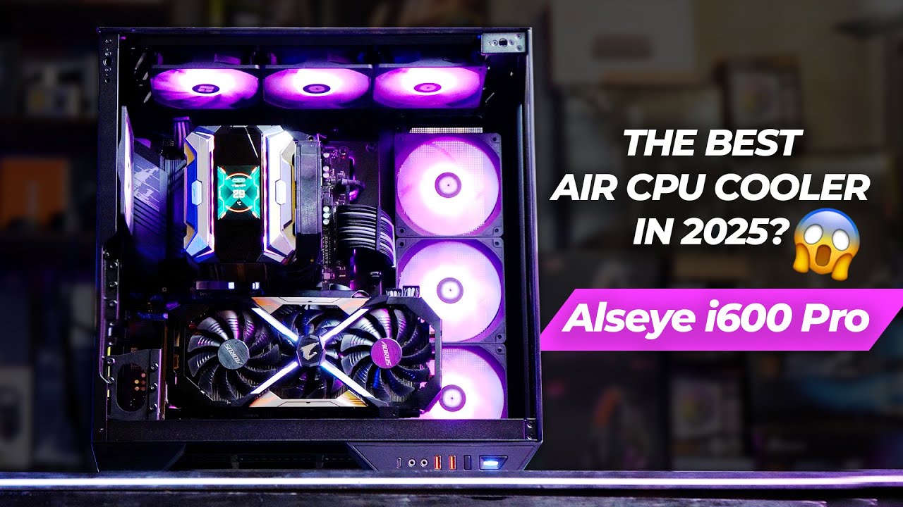 Best Budget CPU Cooler with Screen Alseye i600 Pro Review – CPU Cooler for Ryzen & Intel Build 2025! cover art