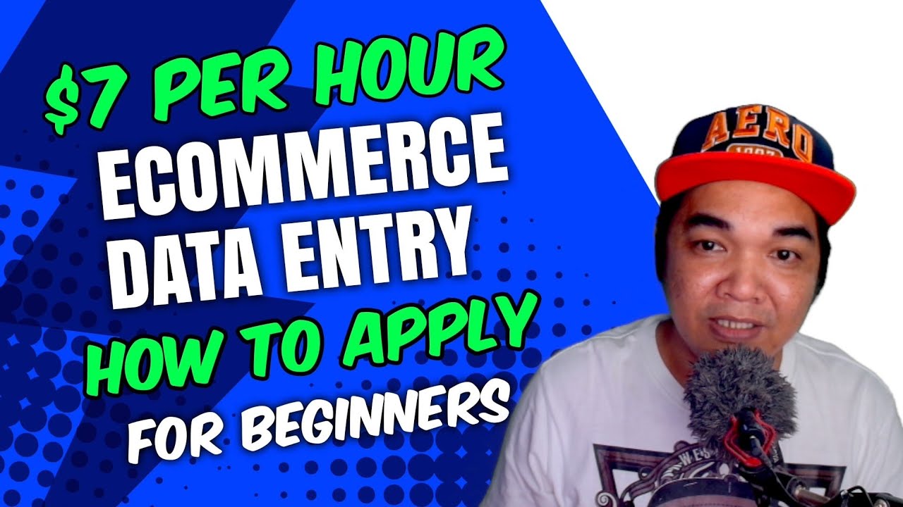 Data Entry Ecommerce Online Jobs Work From Home For Beginner tutorial