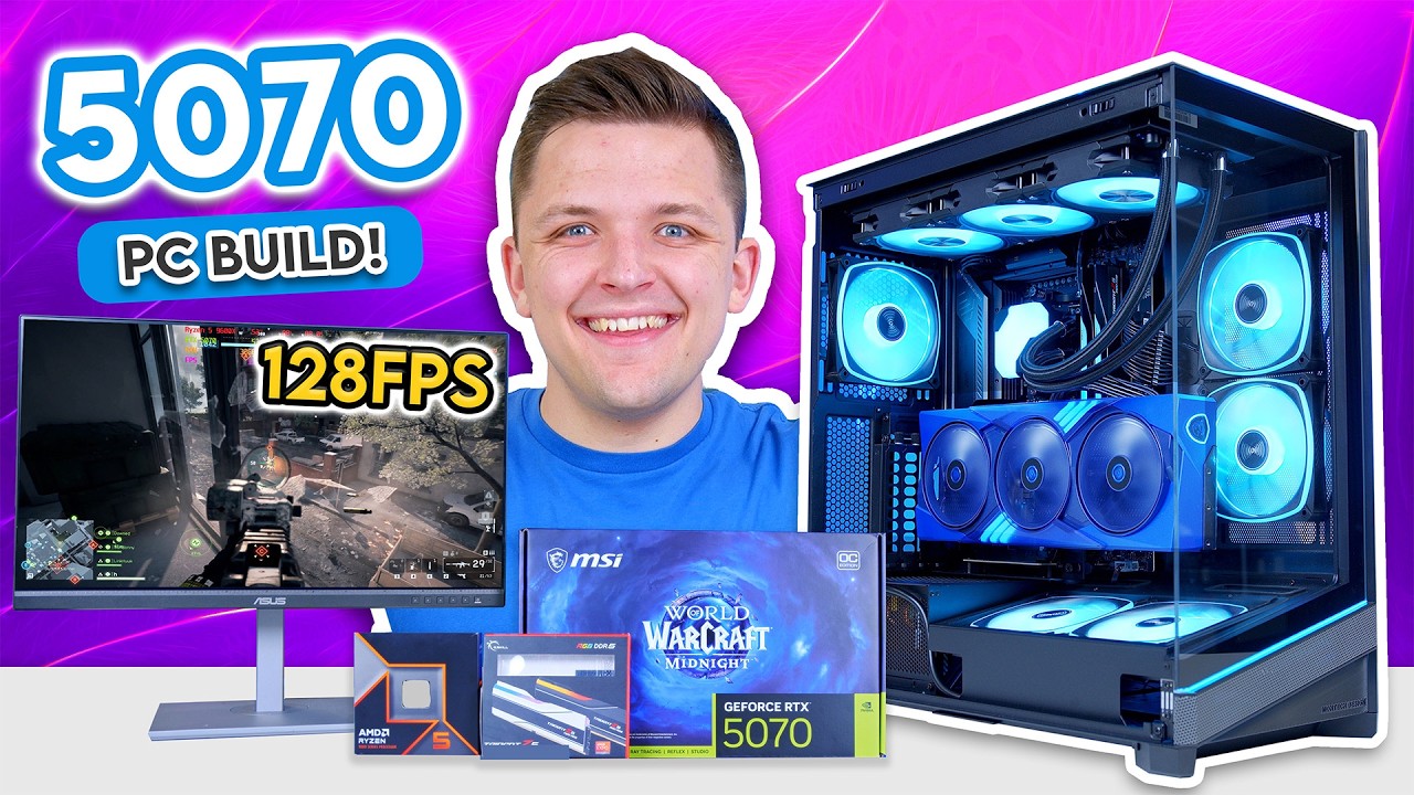 Best RTX 5070 Gaming PC Build Right Now! 👀 [ft. MSI WoW Midnight Edition] cover art