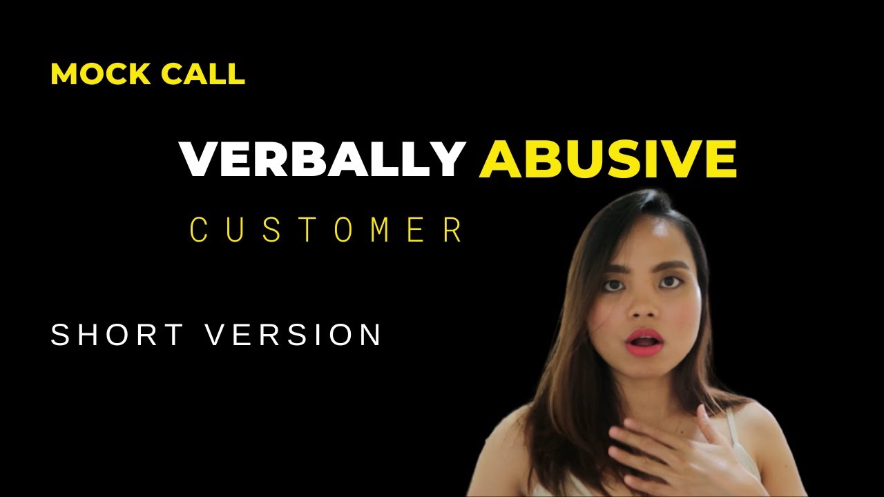 Mock Call with a Verbally Abusive Customer (SHORT VERSION) cover art