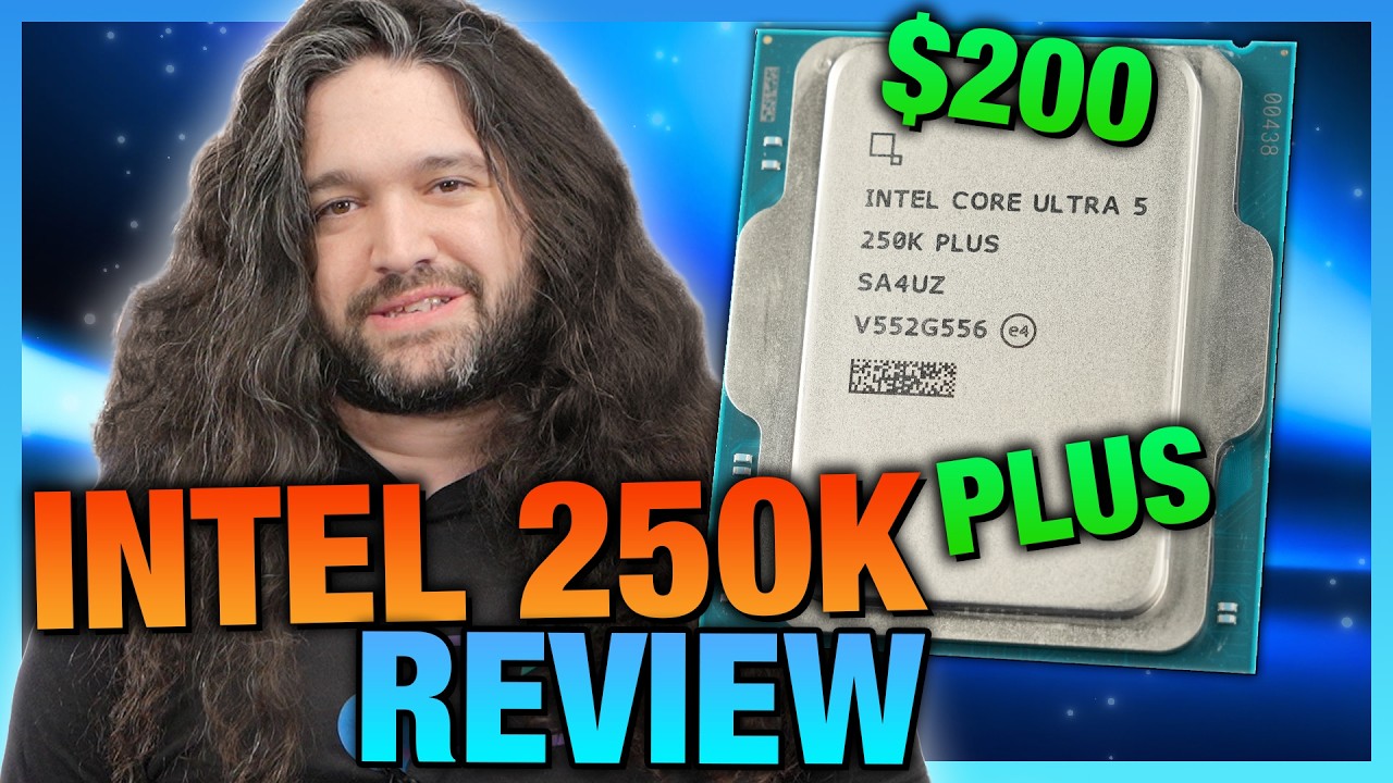 Intel Ultra 5 250K Plus CPU Review & Benchmarks: Gaming, Production, & Power Consumption cover art
