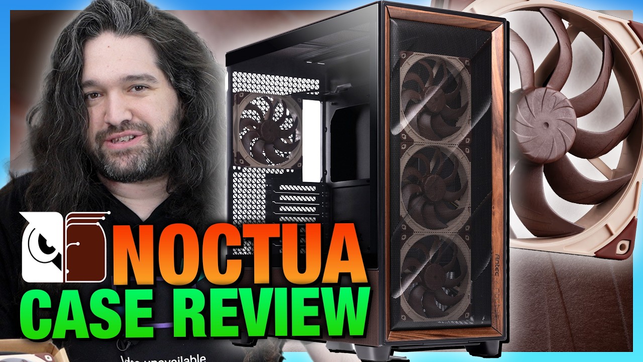 Noctua Case Review & Benchmarks: Thermals, Noise, Cable Management | Antec Flux Pro Noctua Edition cover art