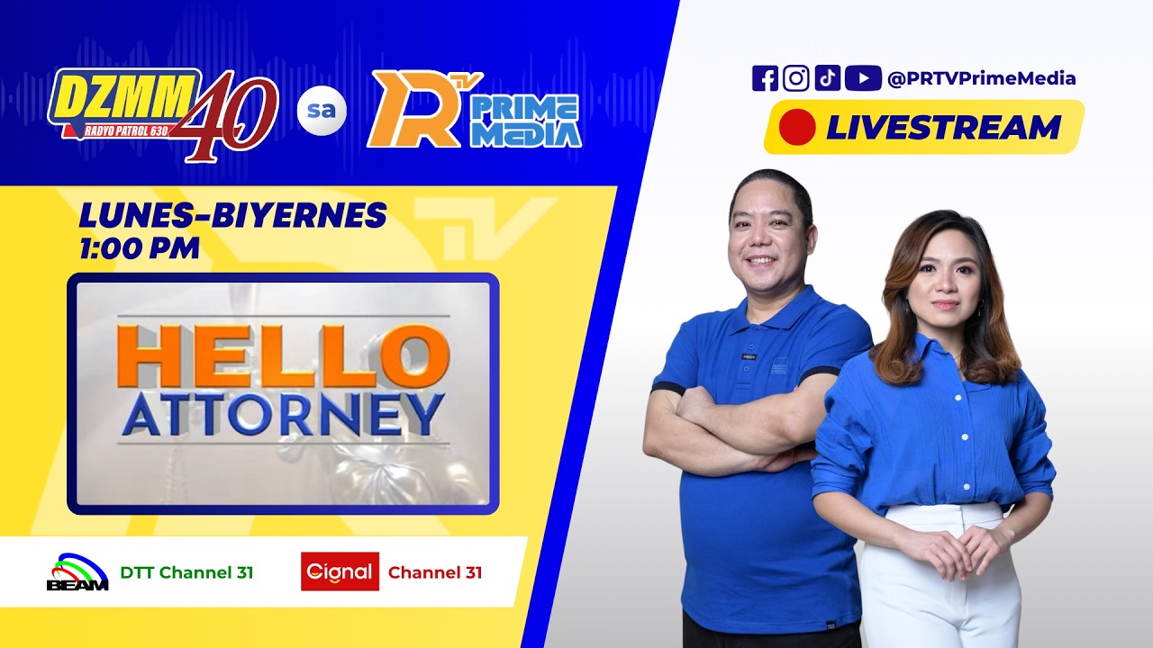 HELLO ATTORNEY | MAY 19, 2026 | DZMM sa PRTV Prime Media cover art