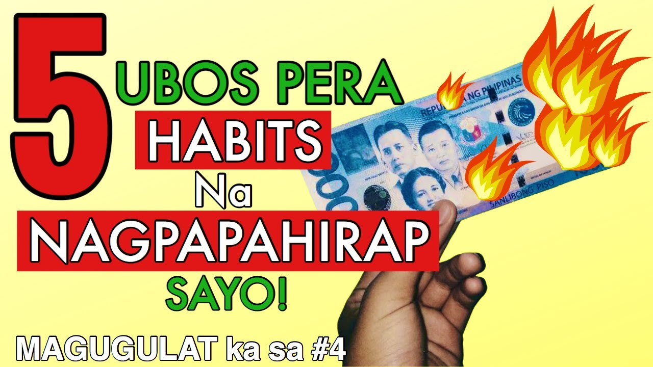 5 UBOS PERA HABITS na NAGPAPAHIRAP SAYO Nang Di Mo NAMAMALAYAN cover art