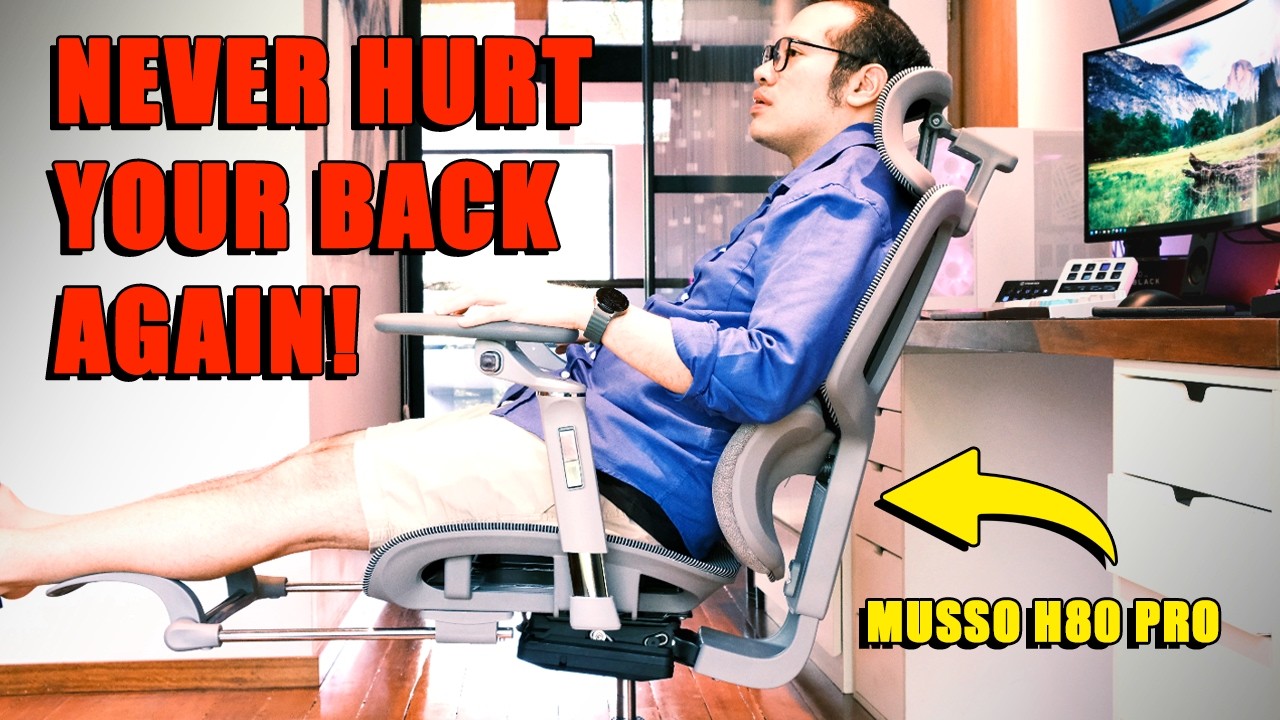 Lumbar support on the Musso H80 Pro is top notch 👌 cover art