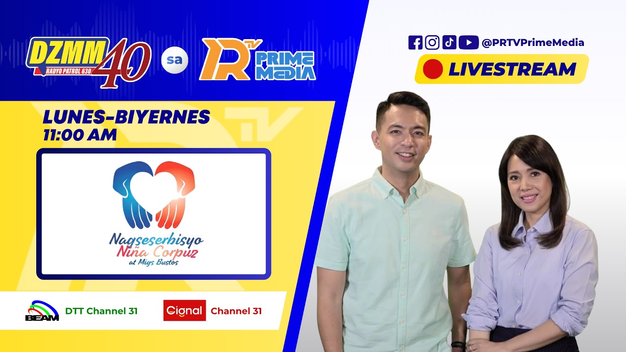 NAGSESERBISYO NIÑA CORPUZ AT MIGS BUSTOS | MAY 19, 2026 | DZMM sa PRTV Prime Media cover art