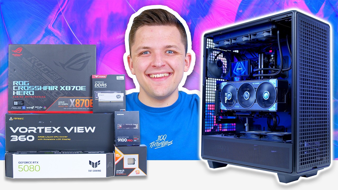 Ultimate RTX 5080 & Ryzen 9950X3D Gaming PC Build! π cover art