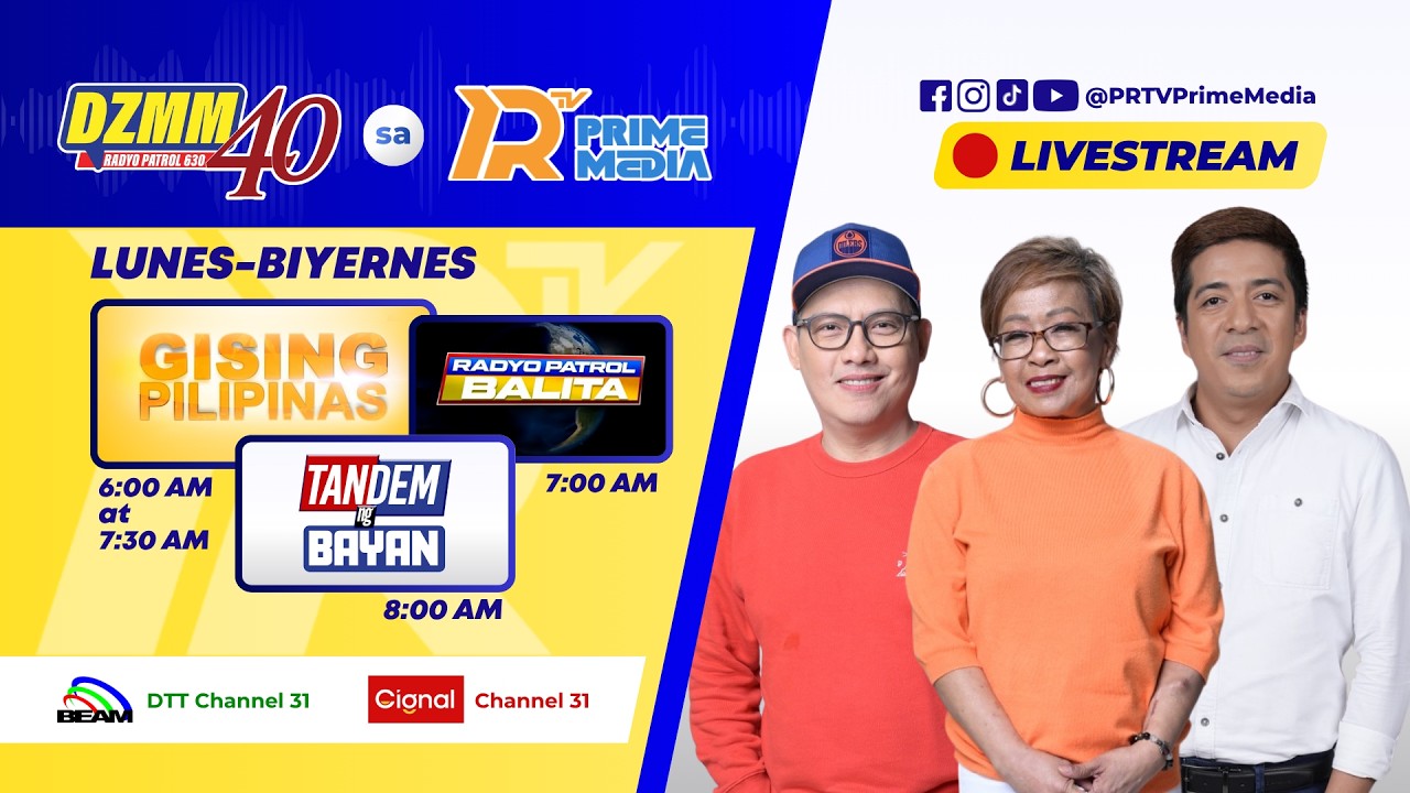 GISING PILIPINAS | TANDEM NG BAYAN | MAY 19, 2026 | DZMM sa PRTV Prime Media cover art