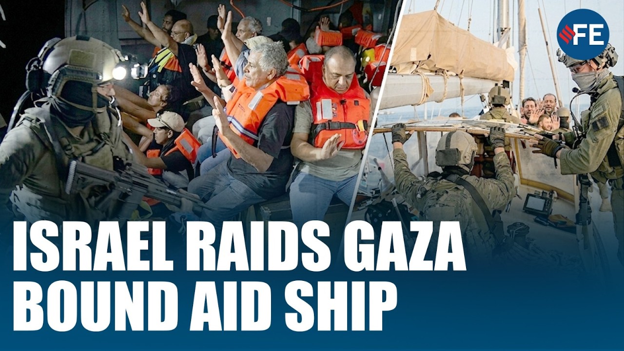 Israeli Forces Storm Gaza Aid Ship | Dramatic Sea Interception Caught On Cam | World News cover art