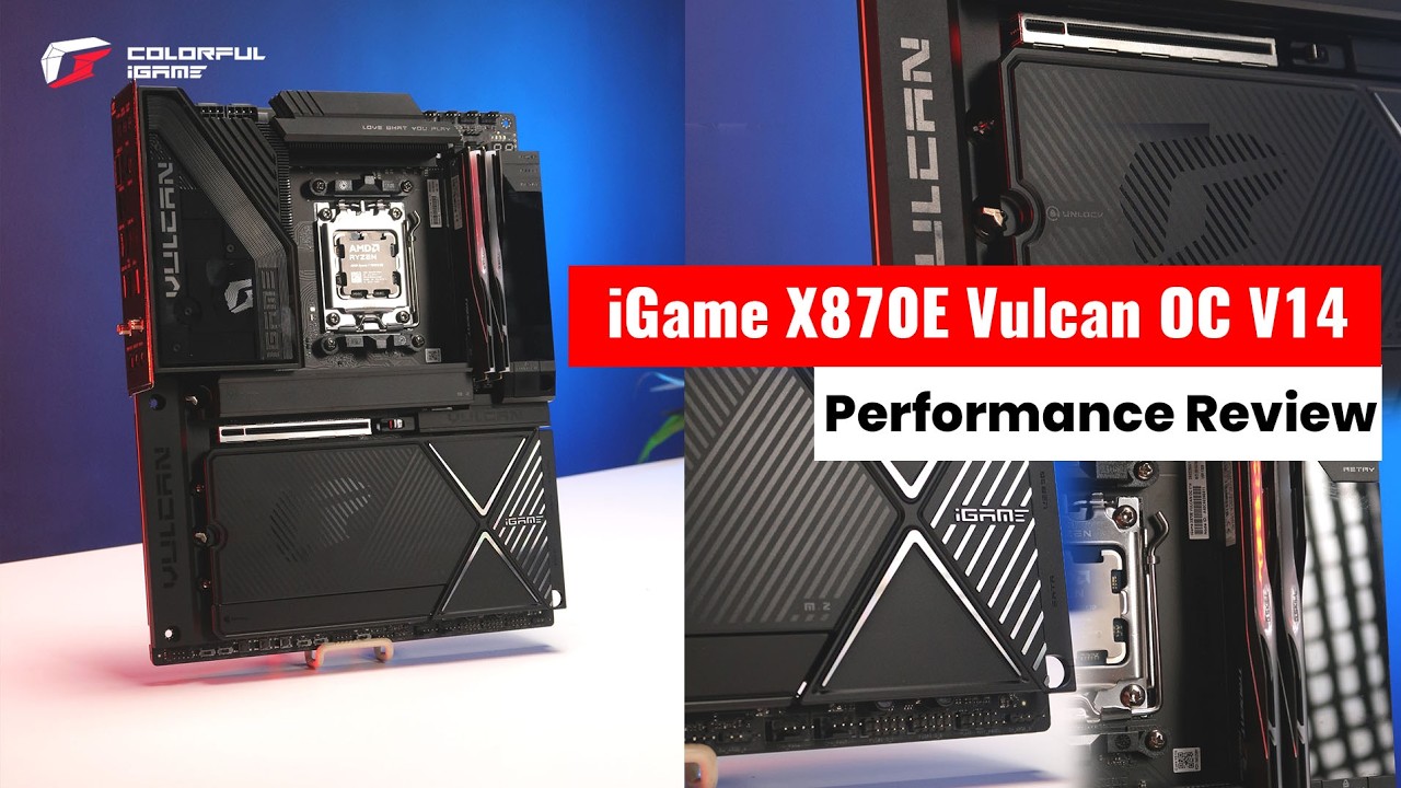 Flagship Motherboard na Pang Extreme OC! iGame X870E VULCAN OC V14 Review & Benchmarks cover art