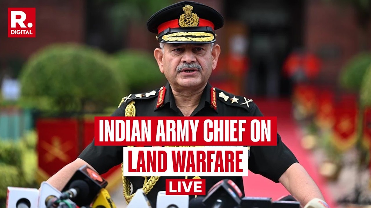 Indian Army Chief LIVE: Gen Upendra Dwivedi Addresses Centre for Land Warfare Studies Seminar | Pak cover art