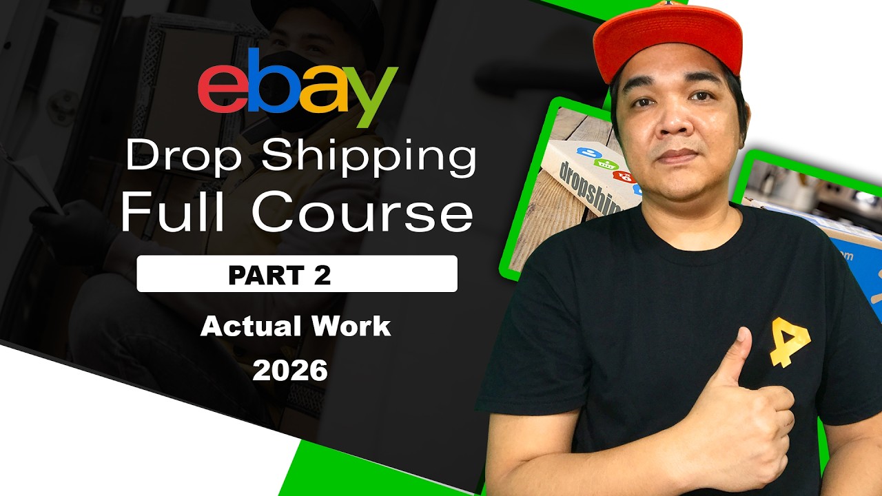 Part 2 eBay Dropshipping Actual Work Online Jobs For Beginners cover art