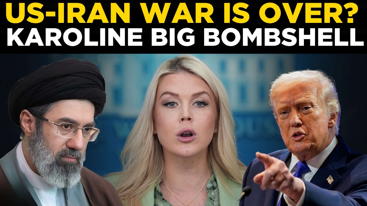 US News LIVE | Iran war ends? Karoline’s explosive claim | Is US-Iran war DONE? Karoline speaks cover art