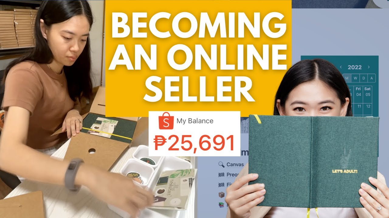 MAKING AND SELLING YOUR OWN PRODUCT on Shopee | Notion Seller Dashboard | Let's Adult Planner cover art