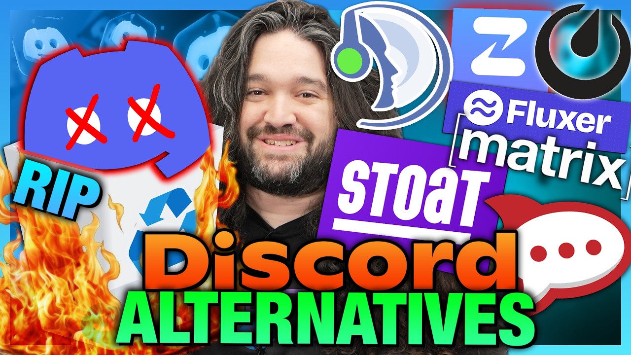 RIP Discord: Self-Hosted Discord Alternatives Tested (TeamSpeak, Stoat, Fluxer, Matrix, & More) cover art