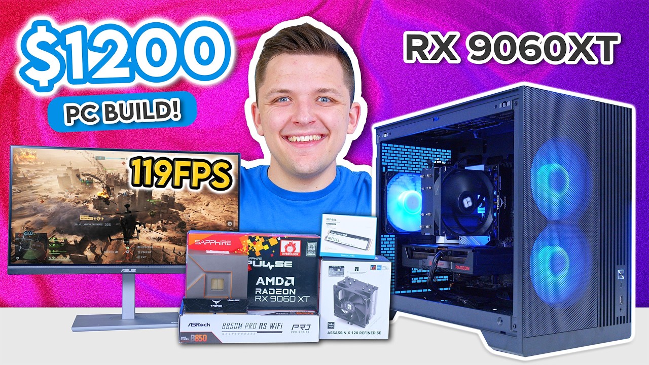 Best $1200 Gaming PC Build Right Now! 👀 [Full Build Guide] cover art