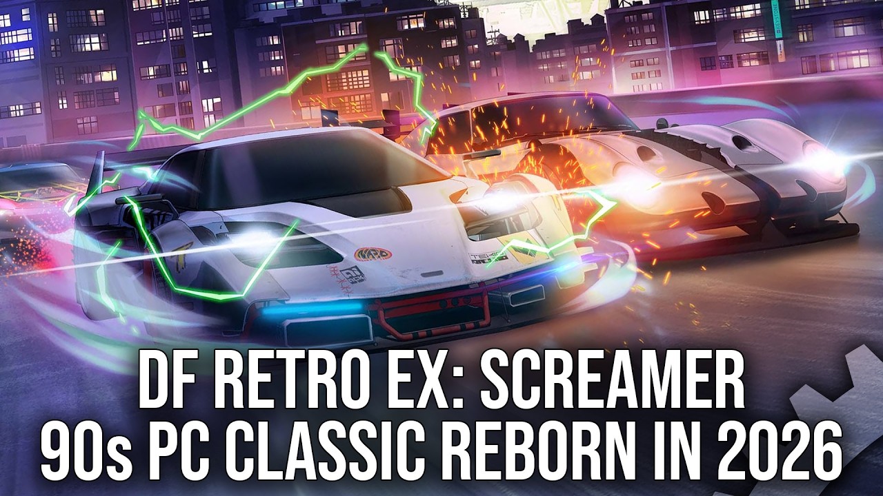 DF Retro EX: Screamer - A Brilliant Arcade Racer - From The Mid 90s To 2026! cover art