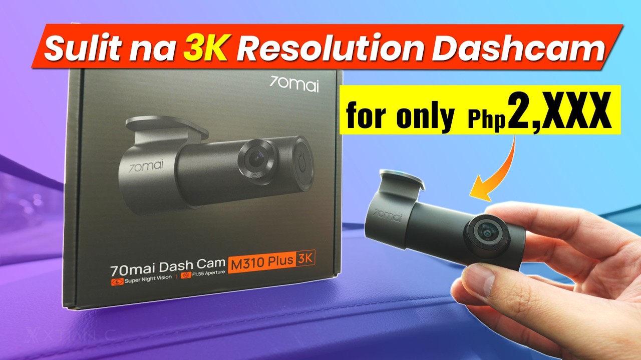 For only ₱2,XXX? MALINAW na BUDGET Friendly Dashcam from 70mai cover art