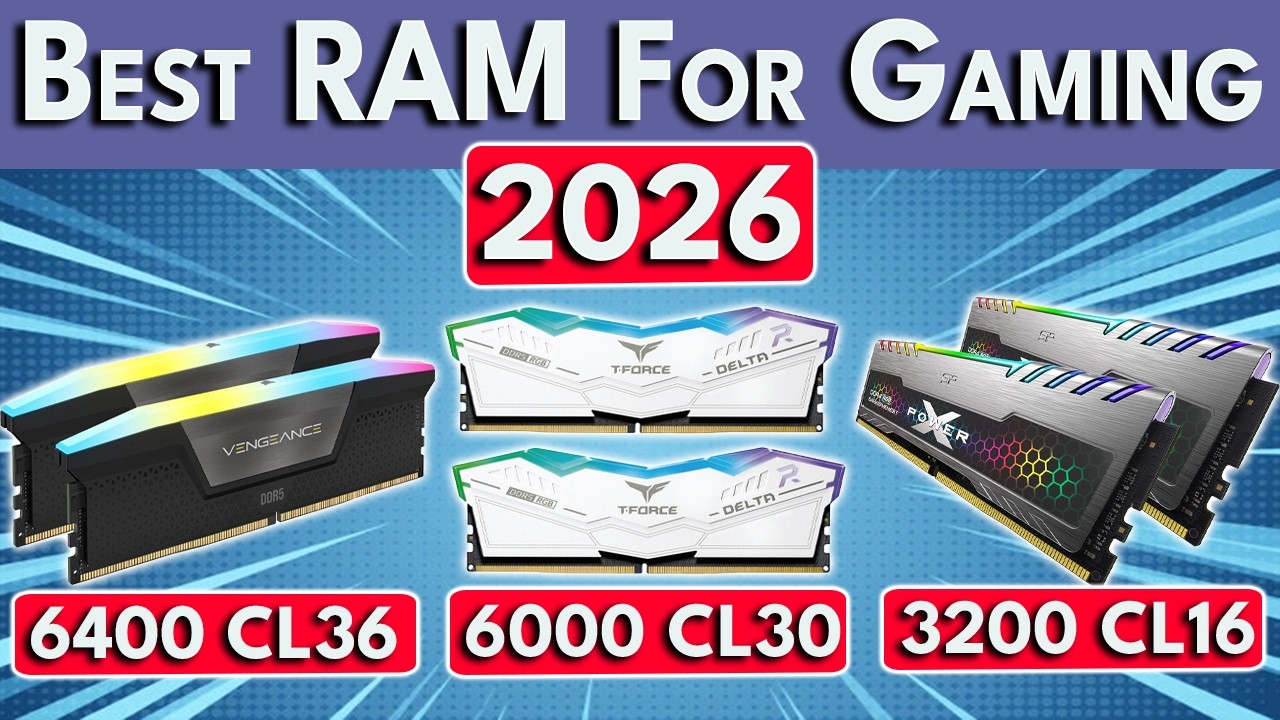 🛑STOP🛑 Buying Bad RAM! Best Ram for Gaming 2026 | DDR4 vs DDR5 cover art