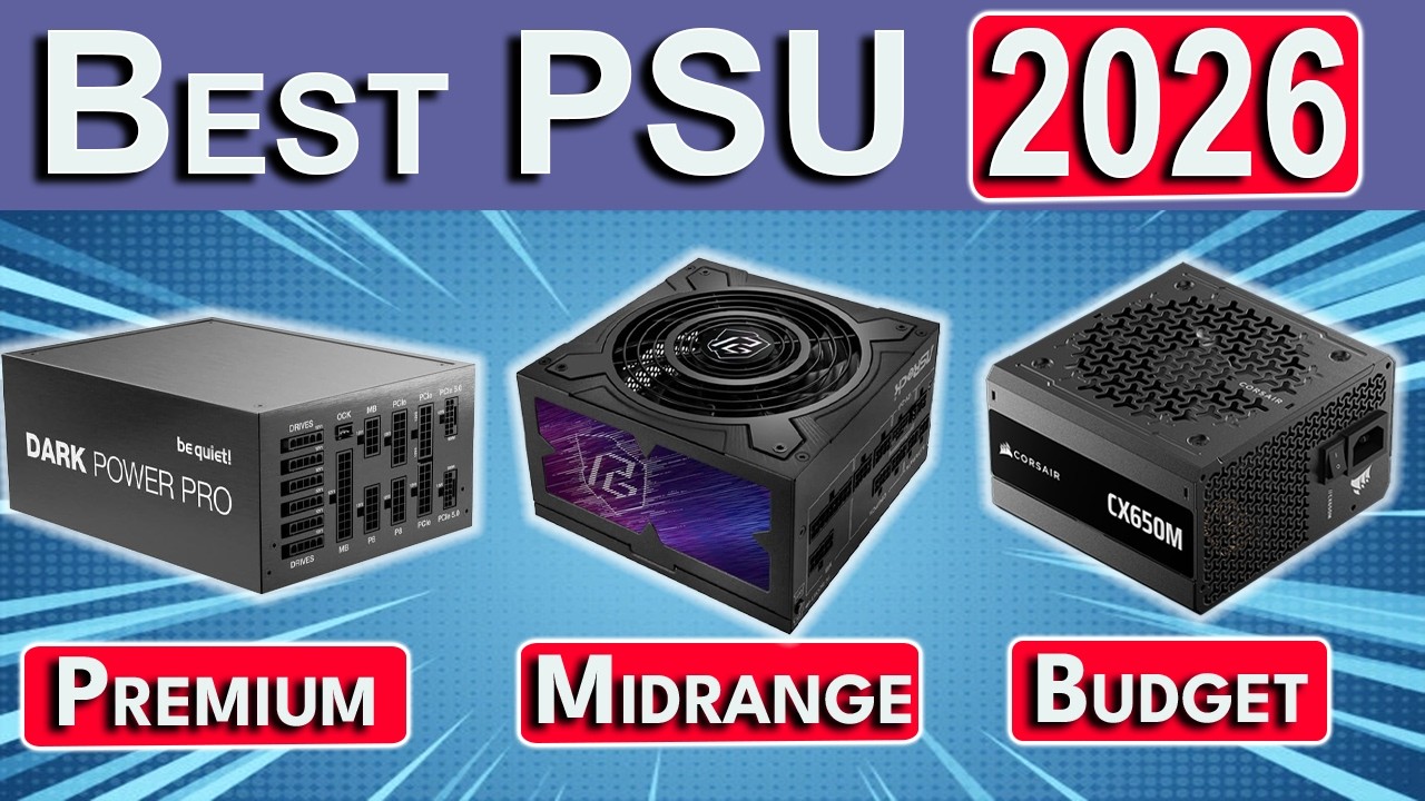 🛑STOP🛑 Buying BAD PSUs! Best Power Supply for PC 2026 | Best PSU 2026 cover art