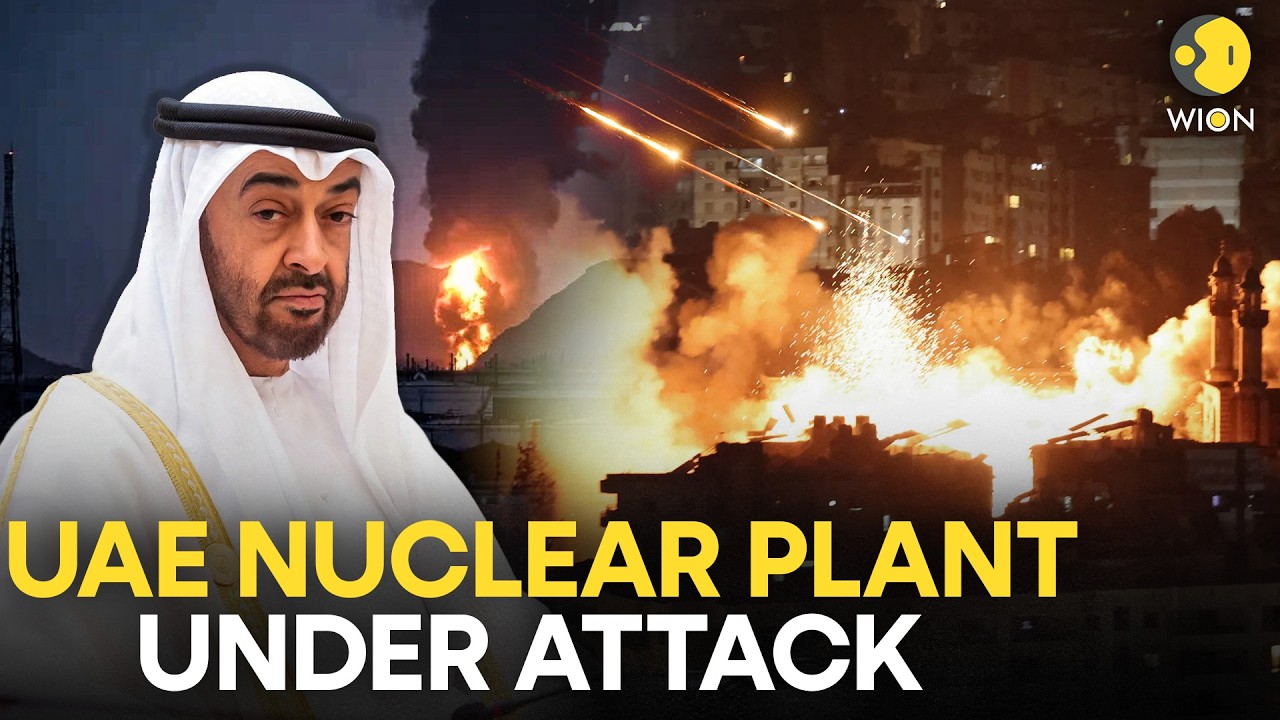 UAE Nuclear Plant Attack LIVE: Drone Strike Sparks Fire Near UAE’s Barakah Nuclear Plant  | WION cover art