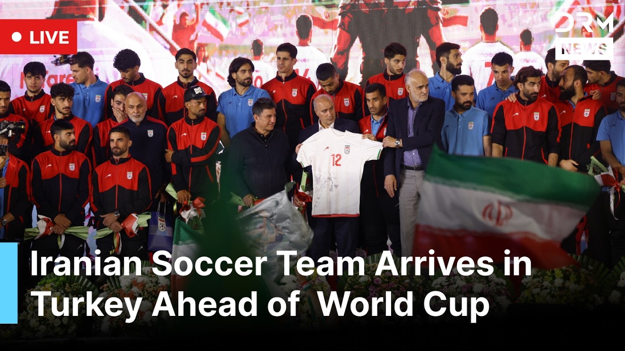 LIVE: Iran Football Team Lands in Antalya Before US World Cup Campaign | AD1G cover art