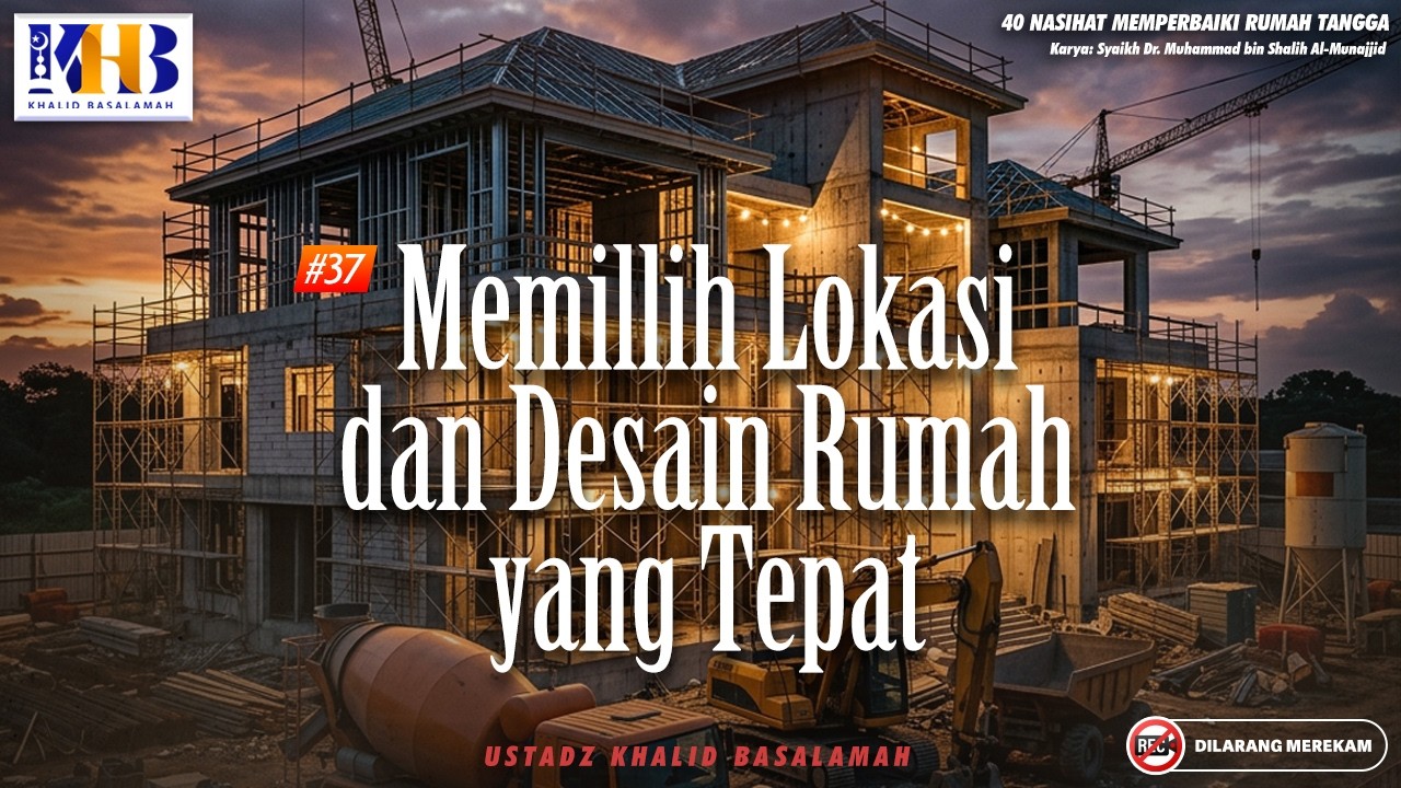 40 Nasihat Memperbaiki Rumah Tangga #37 : Memilih Lokasi dan Desain Rumah yang Tepat cover art