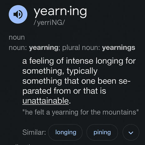 Yearning(NO) cover art