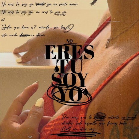 NO ERES TÚ, SOY YO... cover art