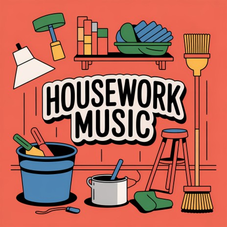 Slow Groove Home Time ft. Music For Doing Household Chores, Housework Music & 2024 Cleaning Music cover art