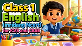 Class 1 English (mridang Ncert) for KVS and CBSE (2026) poster