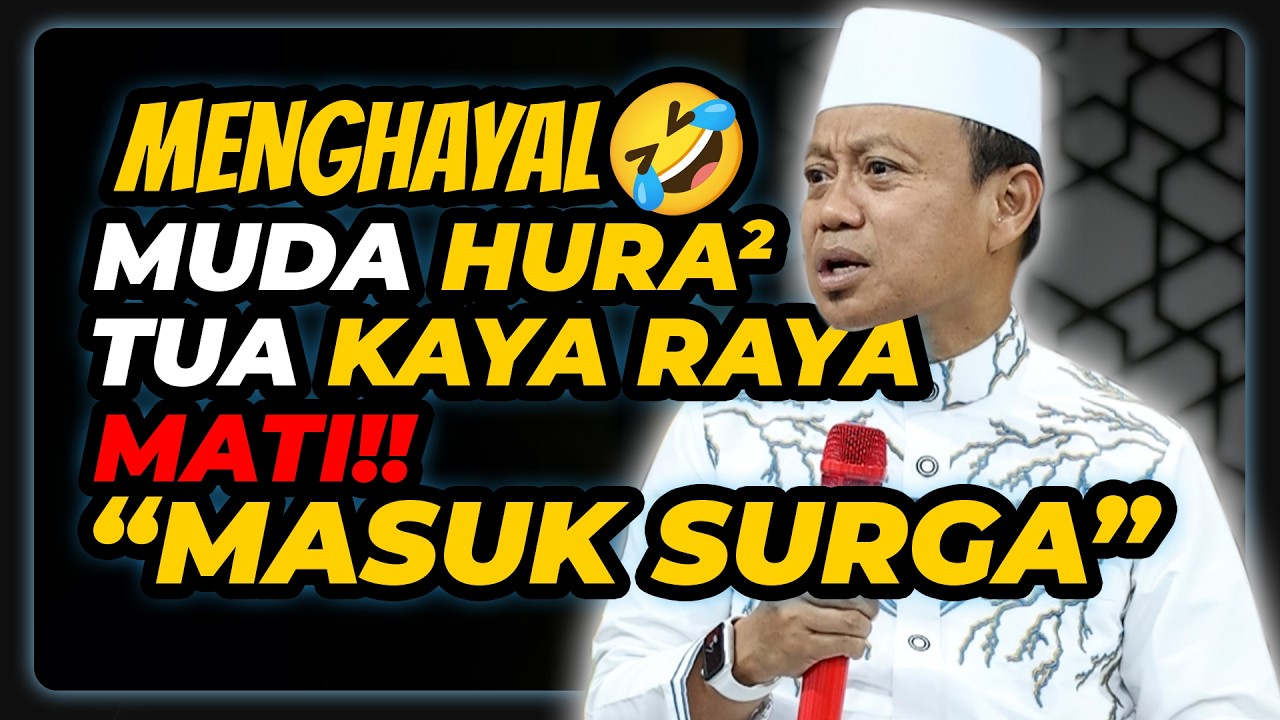 Muda Hura-Hura, Tua Kaya Raya? NGIMPI! | Ustadz Das'ad Latif #ustadzdasadlatif cover art