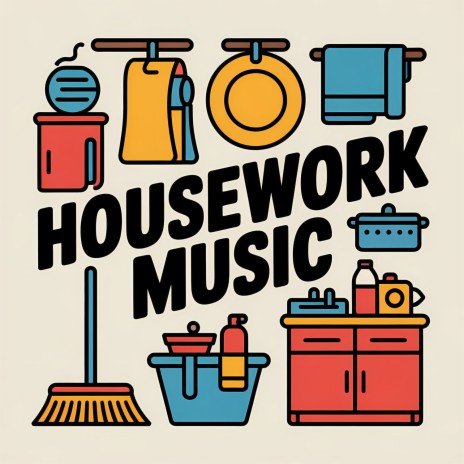 Gentle Rhythm For Housework ft. Music For Doing Household Chores, Housework Music & 2024 Cleaning Music cover art