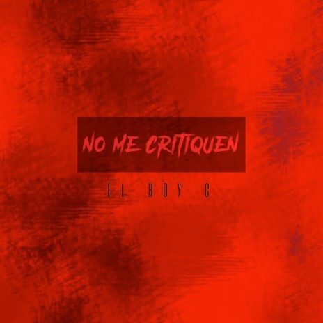 No Me Critiquen cover art