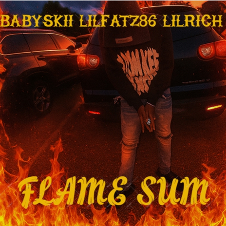 FLAME SUM (ft.BABYSKII &amp; LILRICH56) cover art