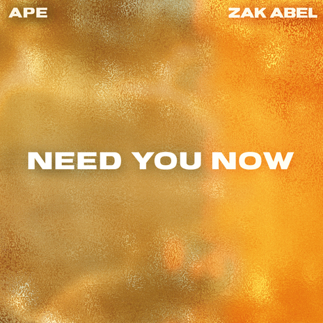 Need You Now ft. Zak Abel cover art