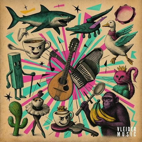 Tralalero tralala, bestiario sulla pizza cover art