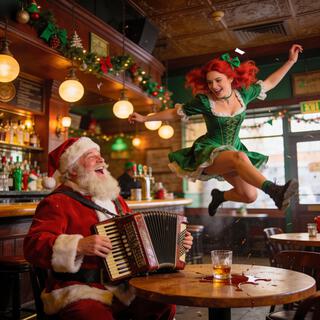 Christmas Chaos in an Irish Pub