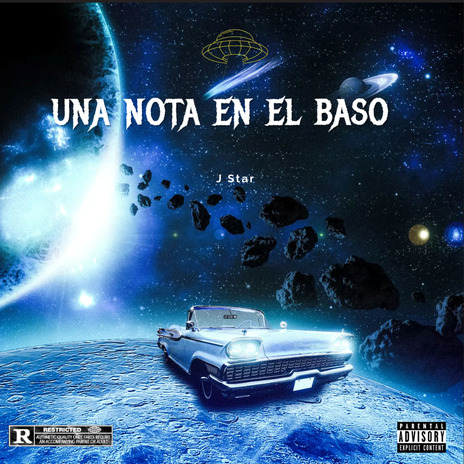 una nota en el baso