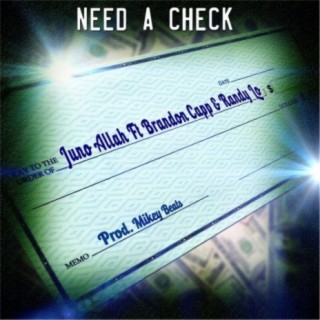 Need a Check (feat. Brandon Capp & Randy Lo) cover art