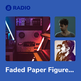 Faded Paper Figures Radio
