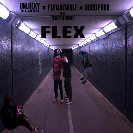Flex ft. FlyMacWulf, Budo Funk & DENNI$ THE MENACE cover art