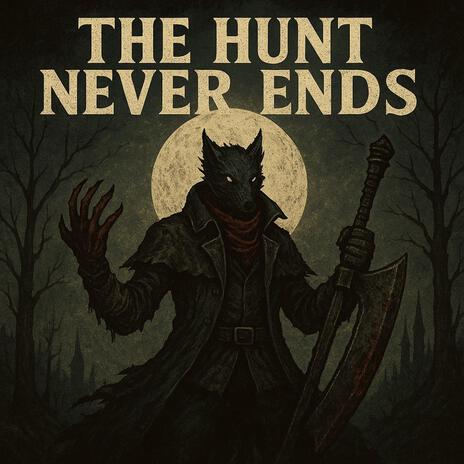 The hunt never ends cover art