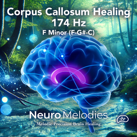 Corpus Callosum Healing | 174 Hz | F Minor | Stream Soundscape