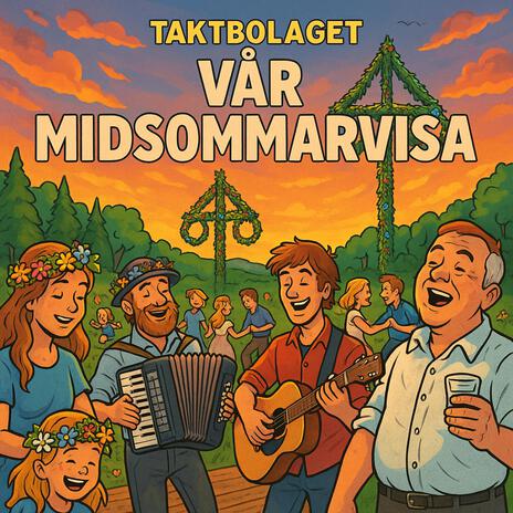 Vår Midsommarvisa - På dansbanan i kvällssol