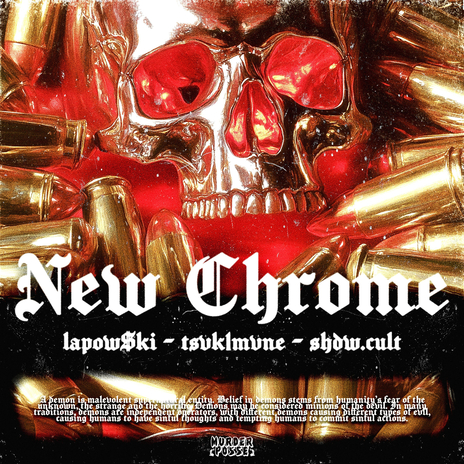 NEW CHROME ft. TSVK1MVNE, SHDW.CULT & murder posse cover art