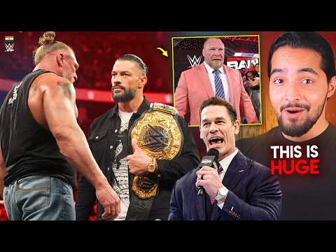 OMG😍...ROMAN REIGNS VS BROCK LESNAR, WWE SUPERSTAR ARRESTED, JOHN CENA POLICY