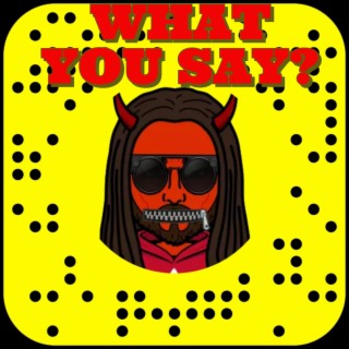 WHAT YOU SAY?