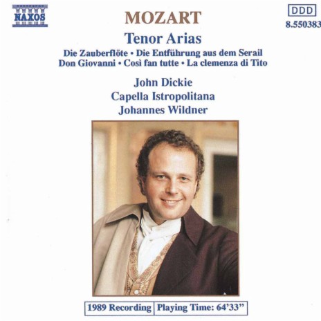 Die Zauberflöte, K. 620: Wie stark ist nicht dein Zauberton (Tamino) ft. Capella Istropolitana & Johannes Wildner cover art