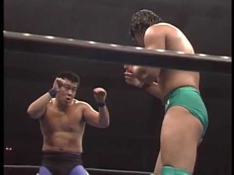 Masakatsu Funaki vs Shigeo Miyato (UWF Newborn 7-20-90)